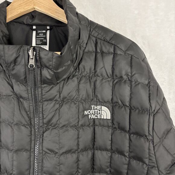 The North Face TNF Thermoball ECO Insulated FZ Puffer Jacket Black Size 3XL NWT - Picture 2 of 6